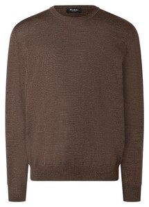 Maerz Round Neck Merino Superwash Pullover Field Brown