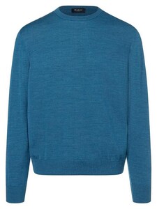 Maerz Round Neck Merino Superwash Pullover Teal Water