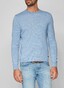 Maerz Round Neck Striped Pullover Whispering Blue