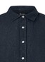 Maerz Short Sleeve Uni Color Linen Shirt Navy