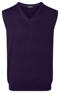 Maerz Slipover V-Neck Modern-Fit Merino Superwash Slip-Over Purple Velvet