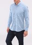 Maerz Striped Button-Down Shirt Bavaria Blue