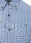 Maerz Striped Button Down Shirt Navy