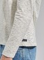 Maerz Striped Long Sleeve T-Shirt Clear White
