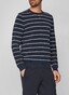 Maerz Striped Maritime Pullover Navy