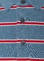 Maerz Striped Polo Poloshirt Denim Blue