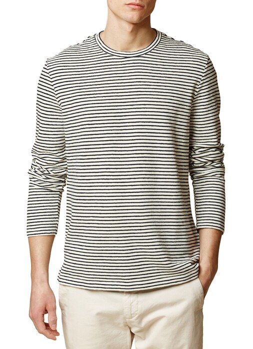 Maerz Striped T-Shirt Navy