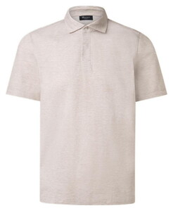 Maerz Subtle Mélange Cotton Polo Frappuccino