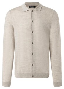 Maerz Subtle Stripe Knit Button Cardigan Beach