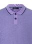 Maerz Subtle Structure Contrast Stripes Polo Violet Sky