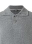 Maerz Troyer Buttons Uni Structure Knit Pullover Grey Rock