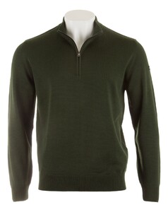 Maerz Troyer Pullover Superwash Merino Trui Donker Groen