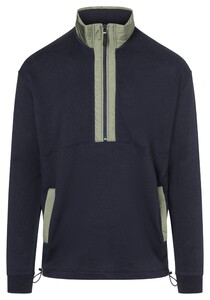 Maerz Troyer Sweat Deluxe Light Cotton Pullover Navy