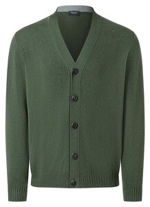 Maerz Uni Button Cardigan Merino Extrafine Dark Green