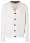 Maerz Uni Button Cardigan Merino Extrafine Vest Clear White