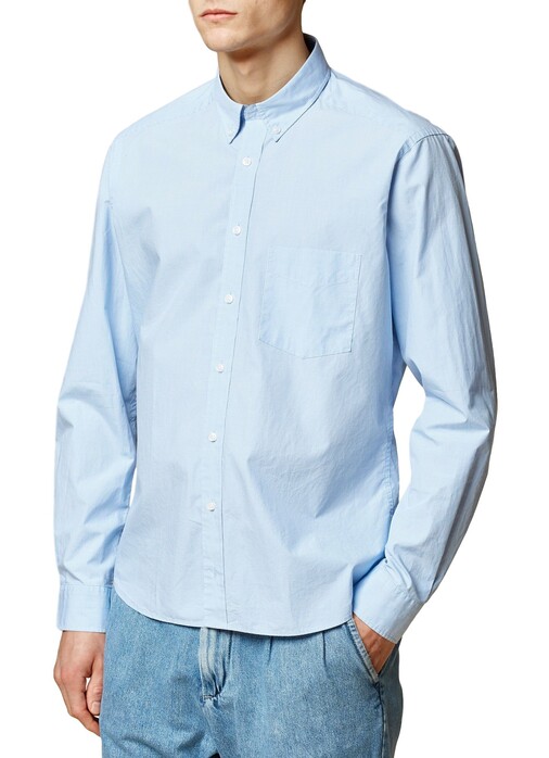 Maerz Uni Button Down Shirt Star Blue