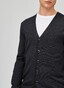 Maerz Uni Button Merino Superwash Cardigan Anthracite Grey