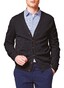 Maerz Uni Button Merino Superwash Vest Zwart