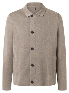 Maerz Uni Color Button Merino Superwash Cardigan Twig