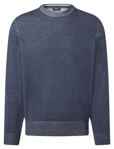 Maerz Uni Color Fine Cotton Knit Trui Dawn Blue