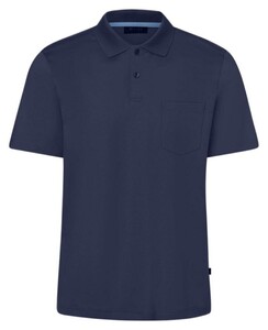 Maerz Uni Color Luxury Mercerized Cotton Polo Deep Sea
