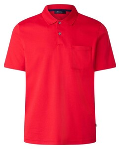 Maerz Uni Color Luxury Mercerized Cotton Poloshirt Sangria