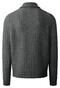 Maerz Uni Color Texture Knit Cardigan High Zip Grey Rock