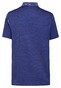 Maerz Uni Contrast Collar Poloshirt Indigo Blue Melange