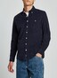 Maerz Uni Cotton Button Down Shirt Navy