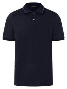 Maerz Uni Cotton Fine Piqué Polo Navy