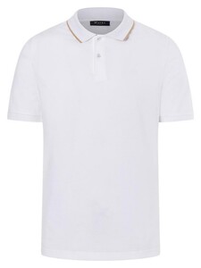 Maerz Uni Cotton Fine Piqué Polo Pure White