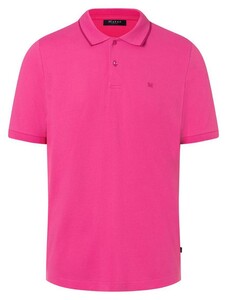 Maerz Uni Cotton Fine Piqué Poloshirt Warm Pink