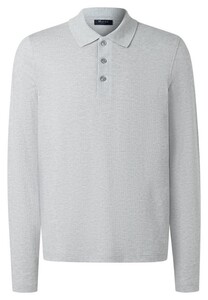 Maerz Uni Cotton Jersey Long Sleeve Polo Foggy Valley