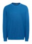 Maerz Uni Cotton Round Neck Pullover Blue Hydrangea