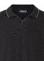 Maerz Uni Cotton Silky Finish Fine Piqué Texture Poloshirt Black