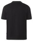 Maerz Uni Cotton Silky Finish Fine Piqué Texture Poloshirt Black