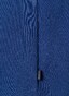 Maerz Uni Cotton Silky Finish Subtle Stripe Collar Contrast Polo Electric Blue