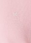 Maerz Uni Cotton Silky Finish Subtle Stripe Collar Contrast Polo Light Rosa