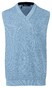 Maerz Uni Cotton V-Neck Slip-Over Stone Blue