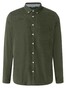 Maerz Uni Fine Corduroy Button-Down Shirt Dark Green