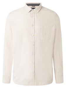 Maerz Uni Fine Corduroy Button-Down Shirt Fine Flour