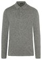 Maerz Uni Interlock Cotton Long Sleeve Poloshirt Mercury Grey
