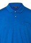 Maerz Uni Mercerized Cotton Long Sleeve Poloshirt Blue Feather