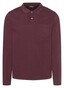 Maerz Uni Mercerized Cotton Long Sleeve Poloshirt Fudge