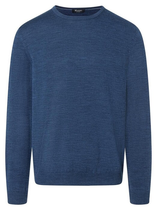 Maerz Uni Merino Superwash Pullover Deep Sea