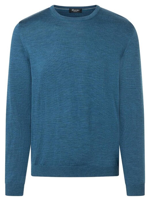 Maerz Uni Merino Superwash Pullover Teal Water