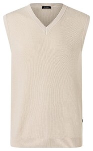 Maerz Uni Organic Cotton V-Neck Slip-Over White Chocolate
