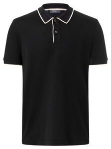 Maerz Uni Pima Cotton Pique Poloshirt Black