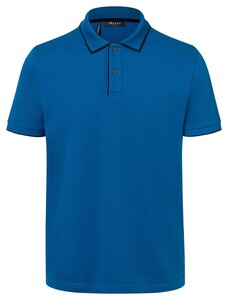 Maerz Uni Pima Cotton Pique Poloshirt Classic Blue