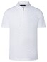 Maerz Uni Pima Cotton Pique Zipper Poloshirt Pure White
